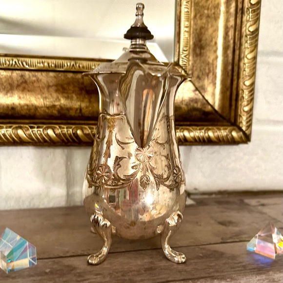 Very Vintage Little Silver Coffee/Milk Pot from India. - Picture 8 of 10